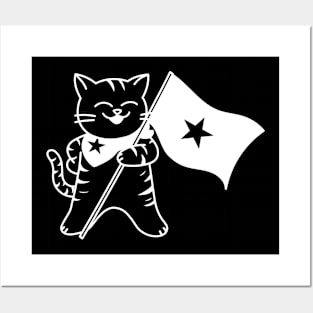 Cat Flag Posters and Art